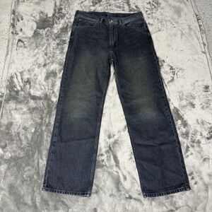 Levis 565 Jeans Mens 34x32 Faded Black Loose Straight Baggy Denim Skater Grunge